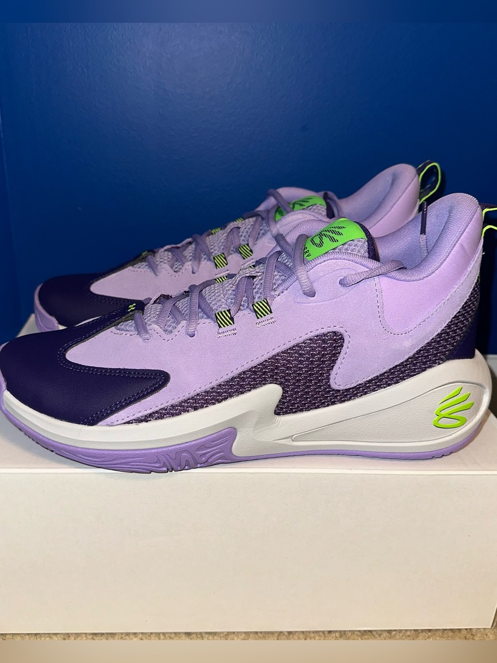 Under Armour Curry 3Z 25 SDE Basketball Shoes 10.5 Purple/Violet 6000750-538